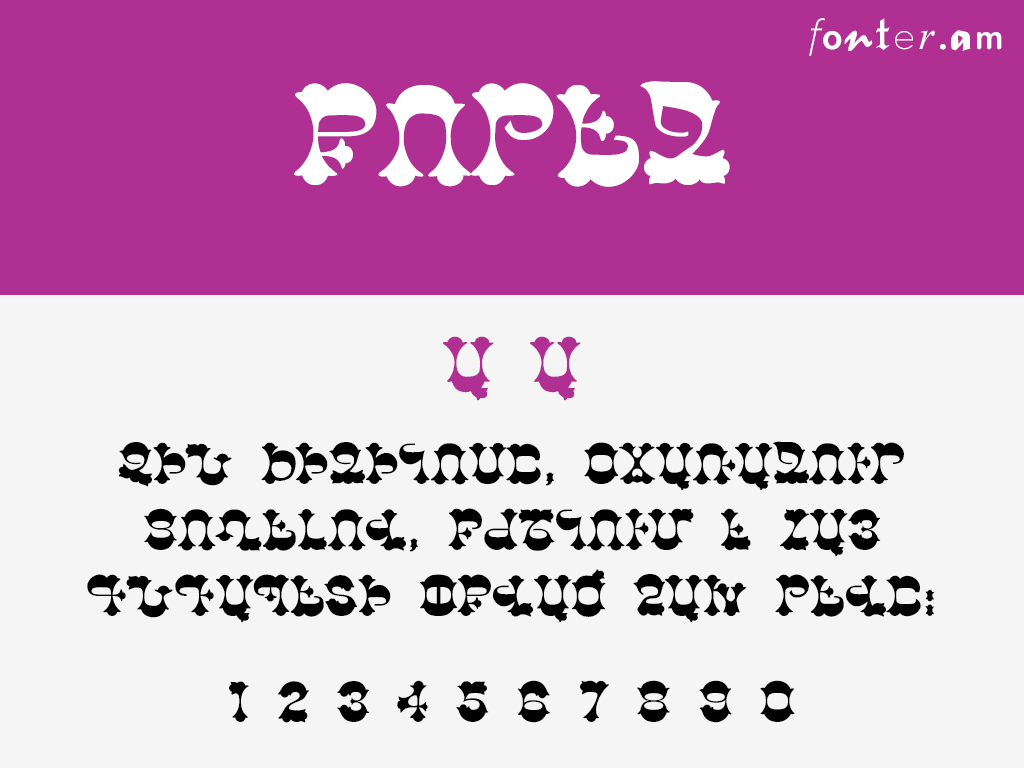 ArmCottage Unicode հայերեն տառատեսակ